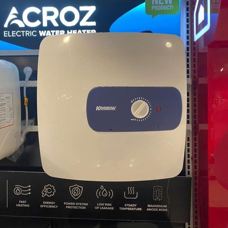 Jual Krisbow water heater / pemanas air listrik 15 Liter 350 watt di
