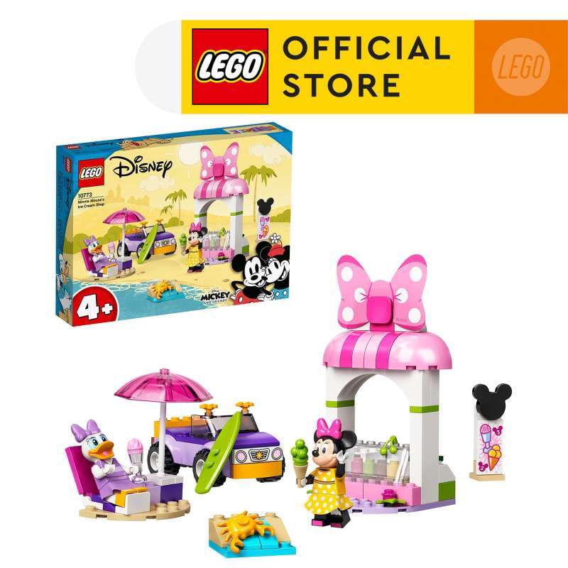 Jual LEGO®️ Mickey and Friends 10773 Minnie Mouse's Ice Cream Shop (100 ...