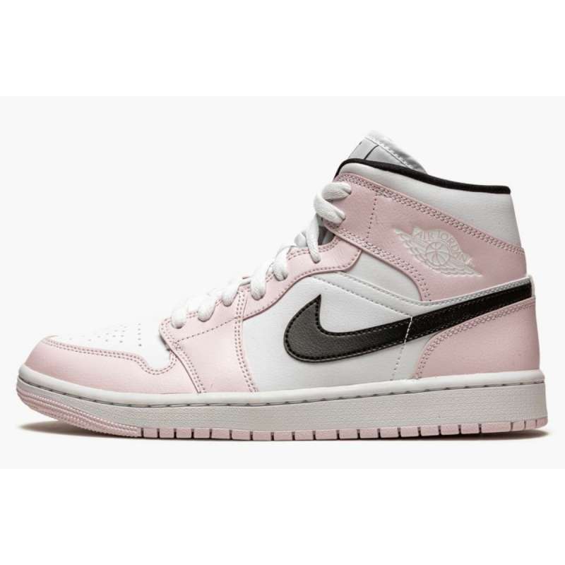 Jual Nike Women Air Jordan 1 Mid Barely Rose [BQ6472500] 42 di
