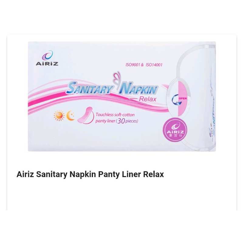Jual Airiz Sanitary Napkin Panty Liner Relax di Seller Jomeco Kota