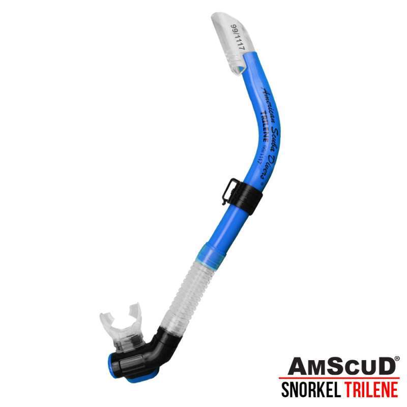 Promo Snorkel Amscud SemiDry Trilene BLACK Diskon 50 di Seller