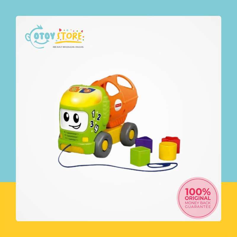 Promo Fisher Price Sort & Spill Learning Truck / Mainan Shape Sorter