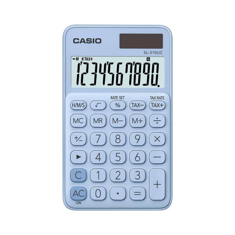 Jual CASIO SL310UC Colorful Calculator Light Blue di Seller