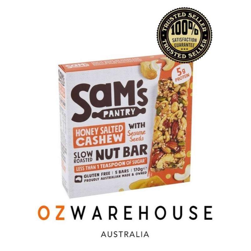 Jual Sam's Pantry Honey Salted Cashew Nut Bar 5 pack di Seller