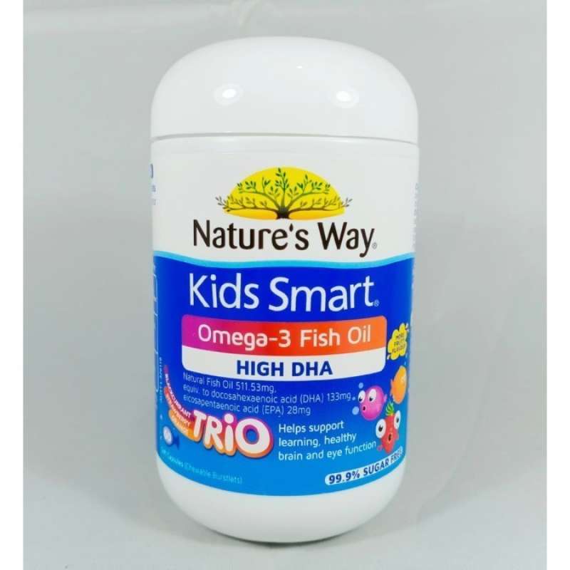 Jual Nature's Way Kids Smart Omega3 DHA Fish Oil 60 Capsules di Seller
