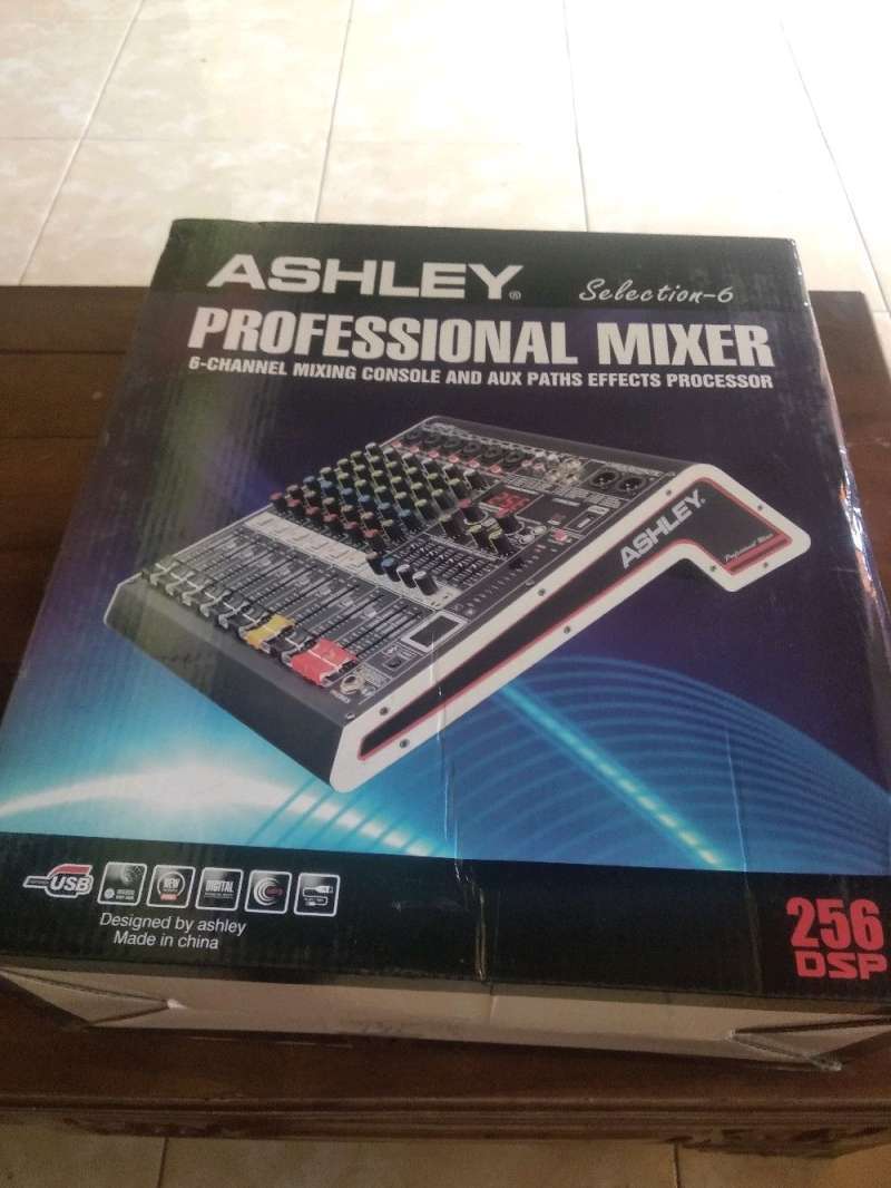 Jual MIXER ASHLEY 6 CHANNEL SELECTION 6 ORIGINAL di Seller RAN musik