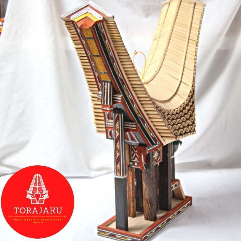 Jual Miniatur Rumah Adat Tongkonan Toraja Unik Ukuran Besar Di Seller