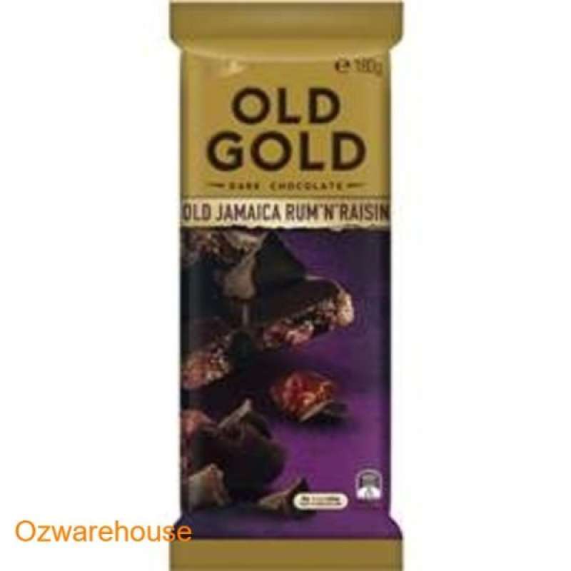 Jual Cadbury Old Gold Dark Chocolate Old Jamaica Rum 'n' Raisin 180g di Seller Ozwarehouse