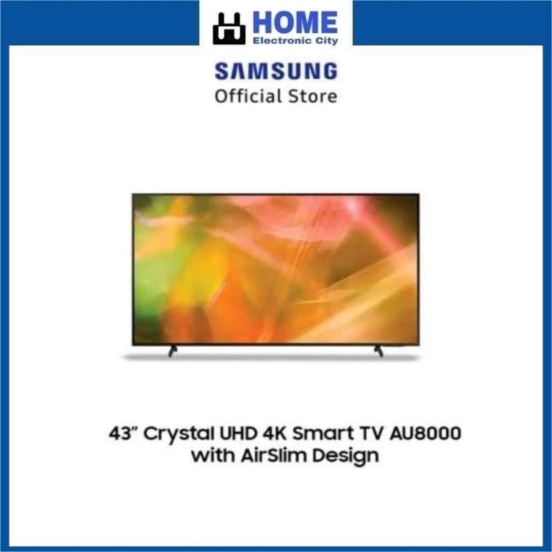 Promo SAMSUNG 43AU8000 CRYSTAL 4K UHD SMART TV 43 Inch UA43AU8000