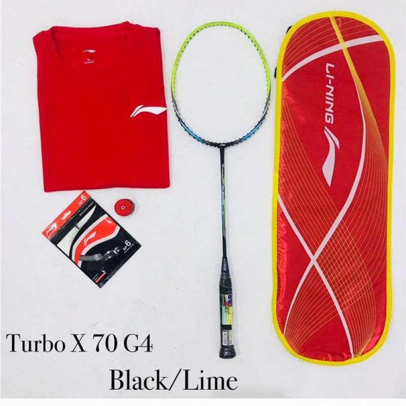 Jual Free Pemasangan Raket Badminton Lining Terbaru Turbo X 50,X 60,X