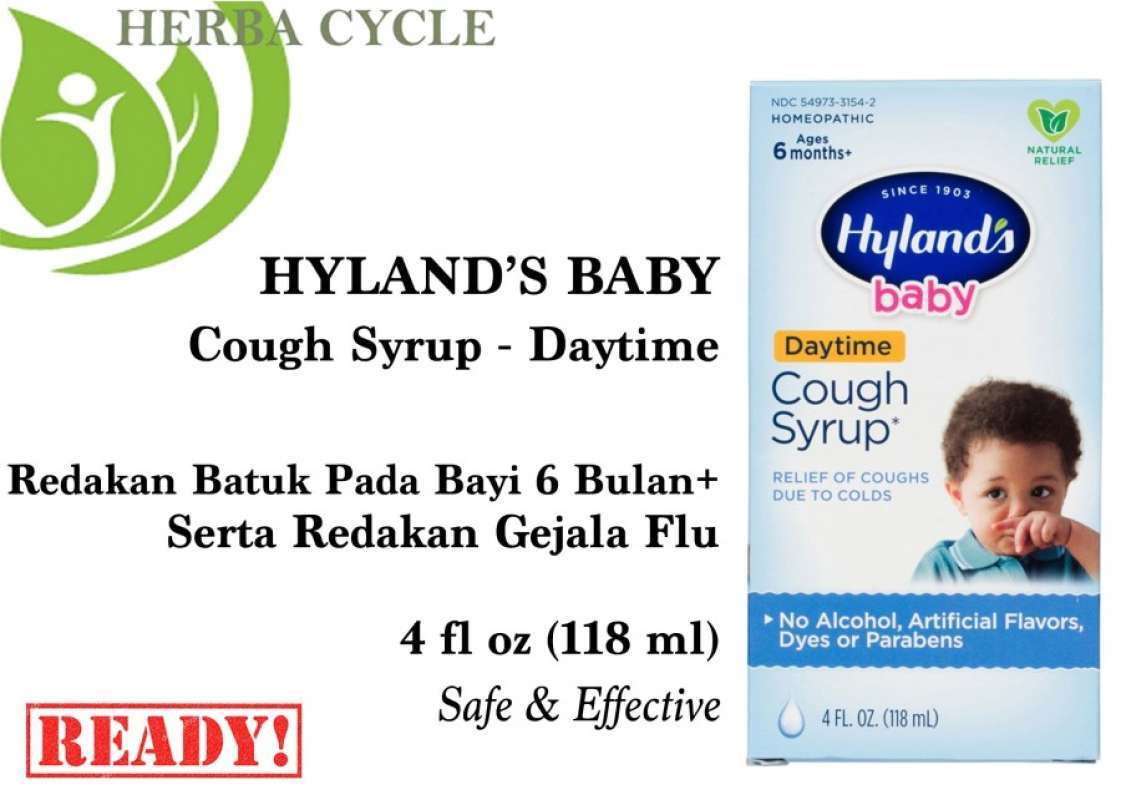 Jual Hyland Baby Cough Syrup 118ml Redakan Batuk Pilek Bayi 6 Bulan+