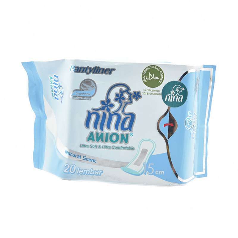 Jual Bagus Nina Anion Pantyliner Natural Scent Pantyliner [15 cm/ 20