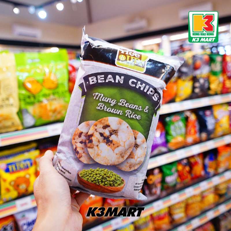 Jual Rice Up Bean Chips Mung Beans & Brown Rice 60gr di Seller K3MART