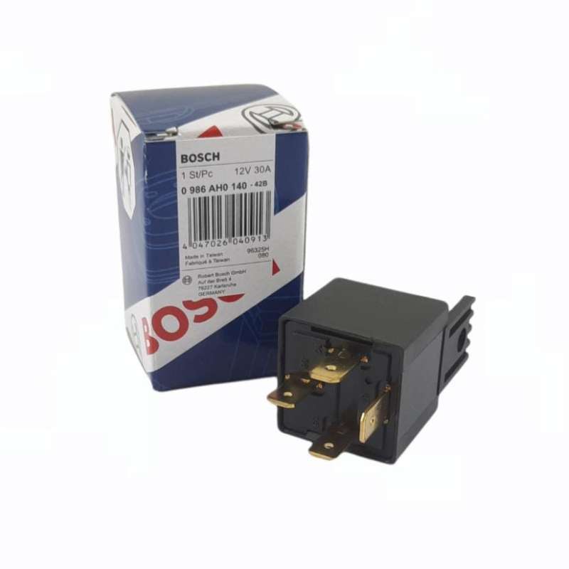 Jual Relay BOSCH Kaki 4 Socket Soket K4 Riley Rellay Kotak 12V Volt 30A