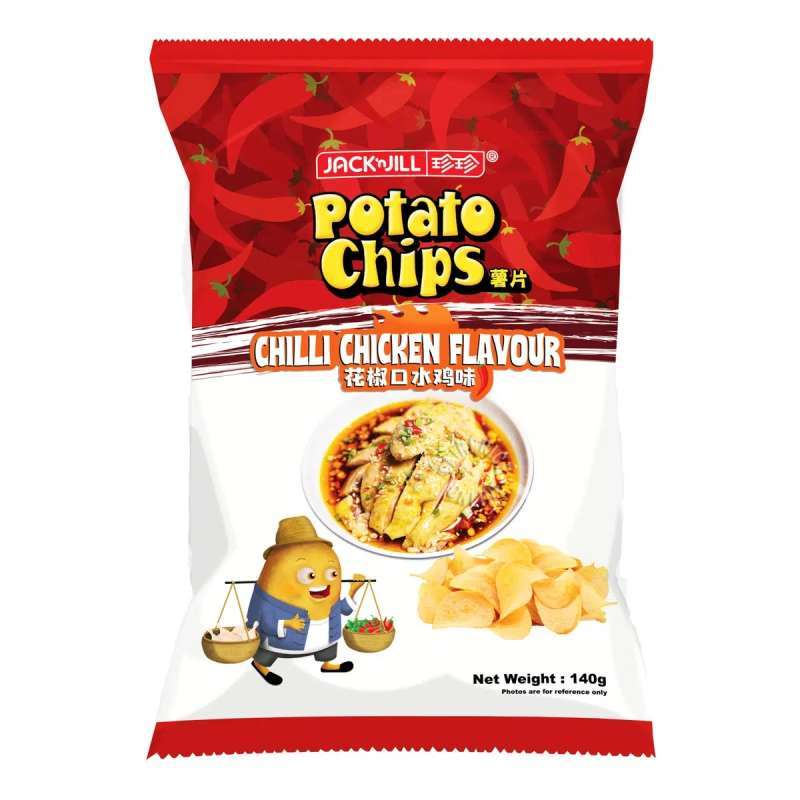 Jual Jack 'n Jill Potato Chips Chilli Chicken 140g di Seller BisQuitto