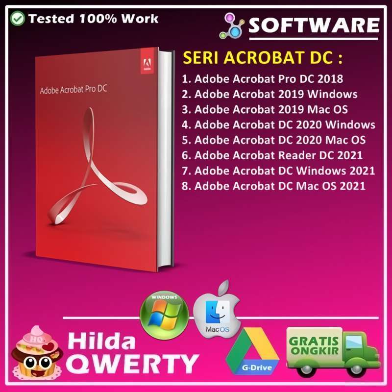 Jual Adobe Acrobat Dc Pro Terbaru Untuk Pc Laptop Windows & Mac Os Di ...