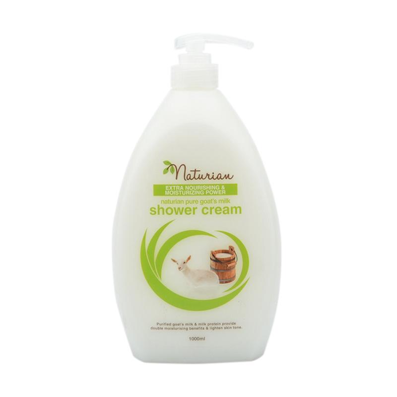 Jual Naturian Shower Cream Pure Goat Milk Body Wash [1000 mL] di Seller