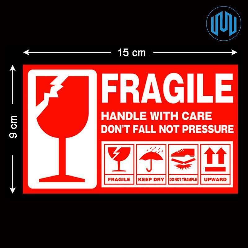 Jual Stiker Fragile Pecah Belah Sticker Fragile di Seller Unique