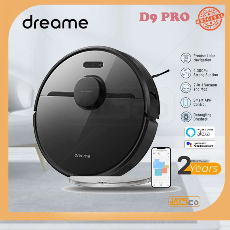Jual Dreame Xiaomi D9 Pro Smart Wireless Vacuum Robot Pel Sapu Mop WIFI