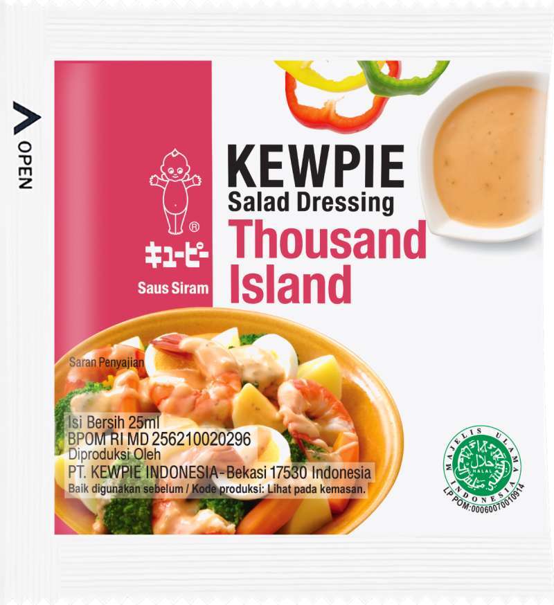 Jual Kewpie Salad Dressing Thousand Island Halal 25ml di Seller Trustee