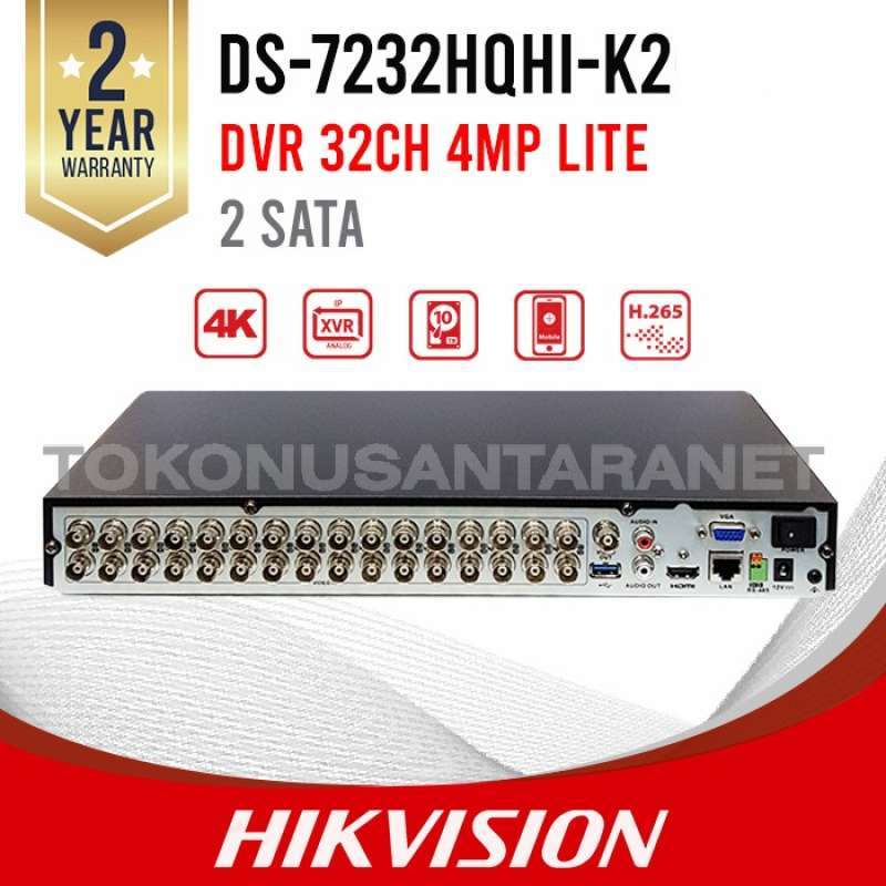 HIKVISION 32CH DVR (DS-7232HQHI-K2) - Co