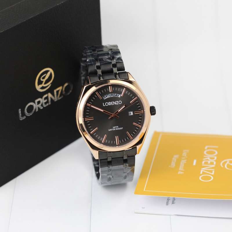 Promo Bergaransi 100% Jam Tangan Wanita Lorenzo Original Strap