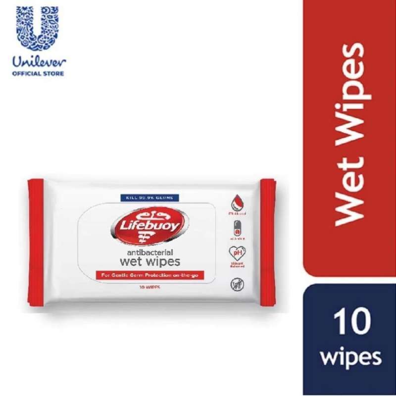 Jual LIFEBUOY ANTIBACTERIAL WET WIPES di Seller BundaAleefa Official