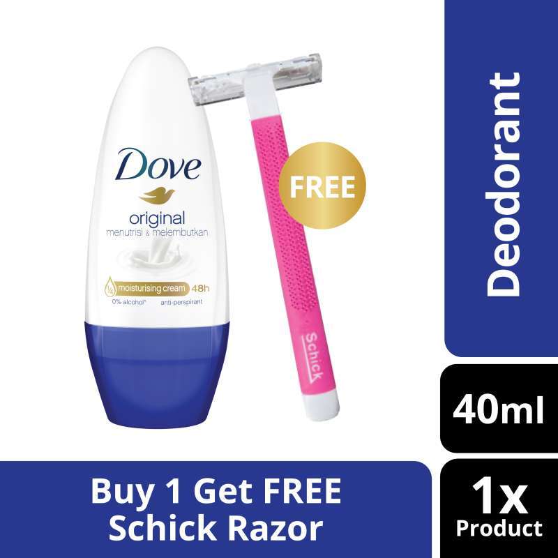 Jual Dove Whitening Original Complete Care Roll On Deodorant [40 mL