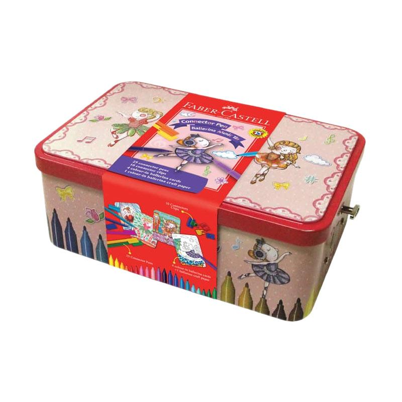 Jual Faber Castell Connector Pen Ballerina Music Box Set