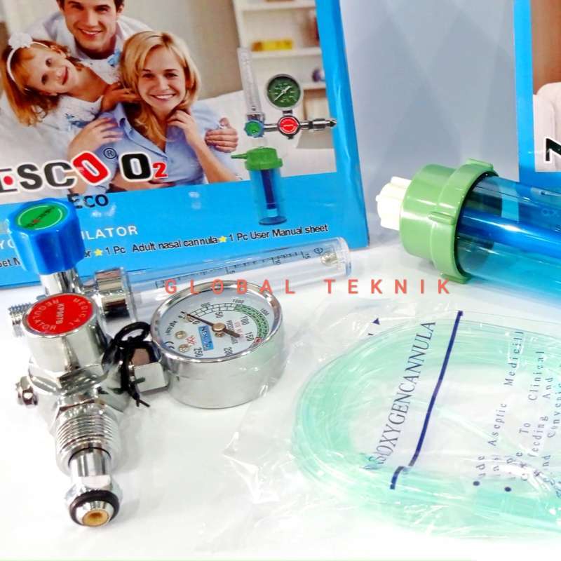 Humidifiers Medis Jual Regulator Oksigen Medis Set Kemenkes Garansi Nesco Tabung ...