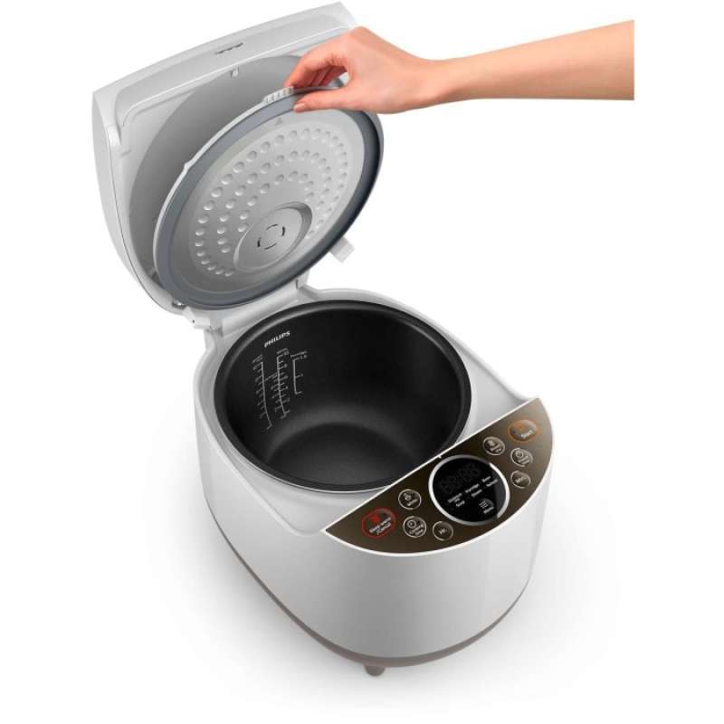 Promo PHILIPS Rice Cooker Digital Fuzzy Logic 1.8 Liter HD4515 Diskon