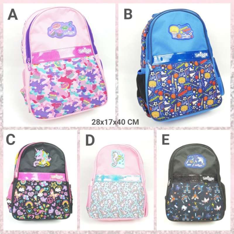 Jual Tas ransel sekolah anak SD model SMIGGLE PREMIUM IMPORT di Seller