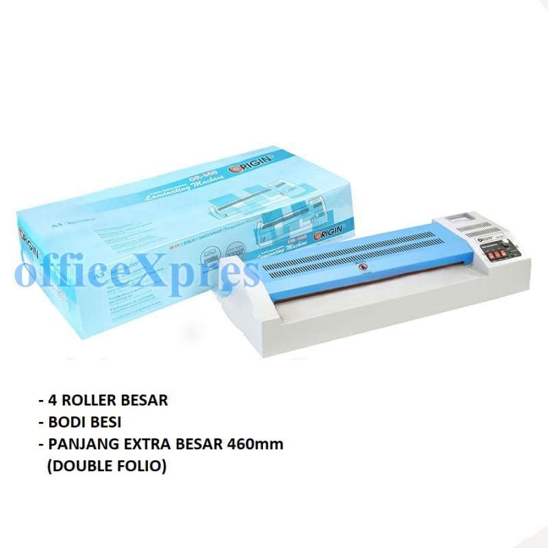 Jual Mesin Laminating OR460 / Laminating Double Folio A3 / Laminator
