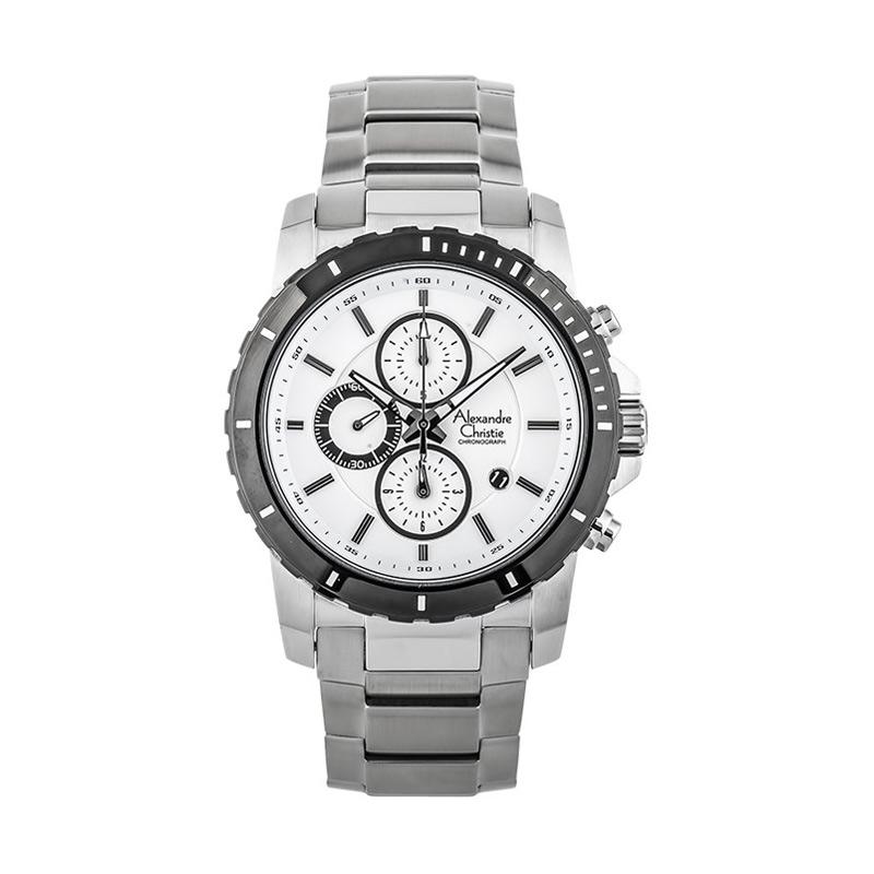 Jual Alexandre Christie Sport Dial Stainless Steel Jam