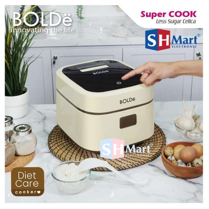 Jual Bolde Rice Cooker Super Cook Less Sugar Celica Kapasitas 1.2 Liter