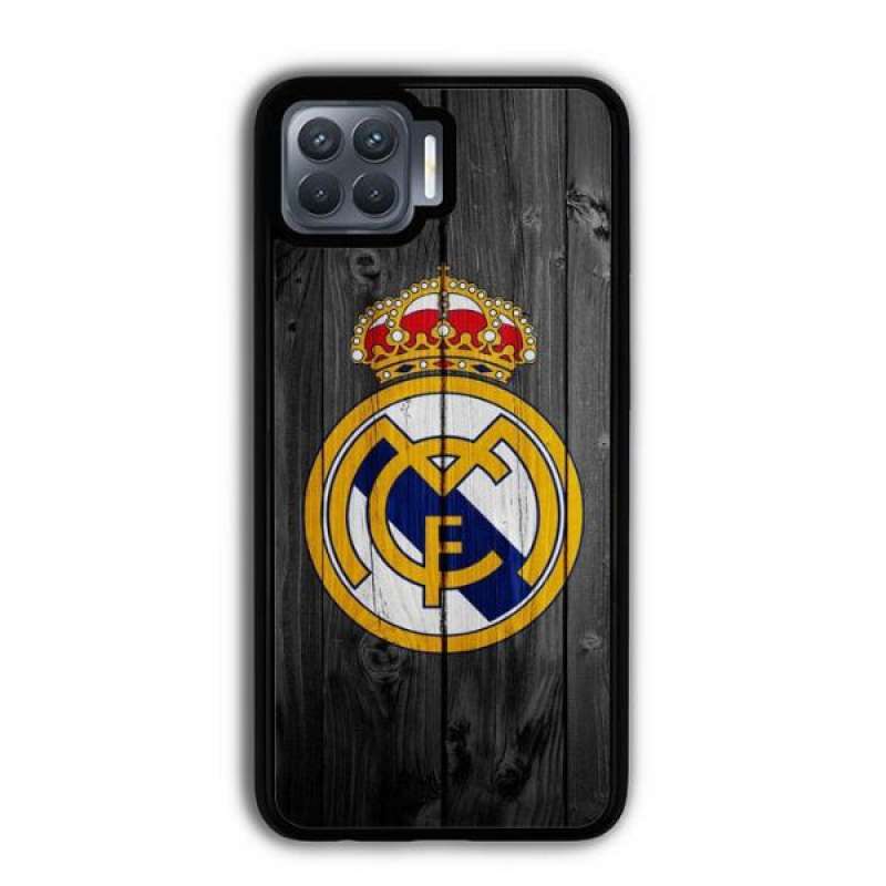 Promo Casing Oppo Reno4 F TPU Glasscase Real Madrid FC