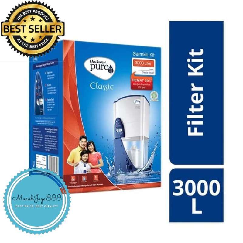 Jual Unilever Pure It Germkill Kit Filter Air 3000L Refill Pureit