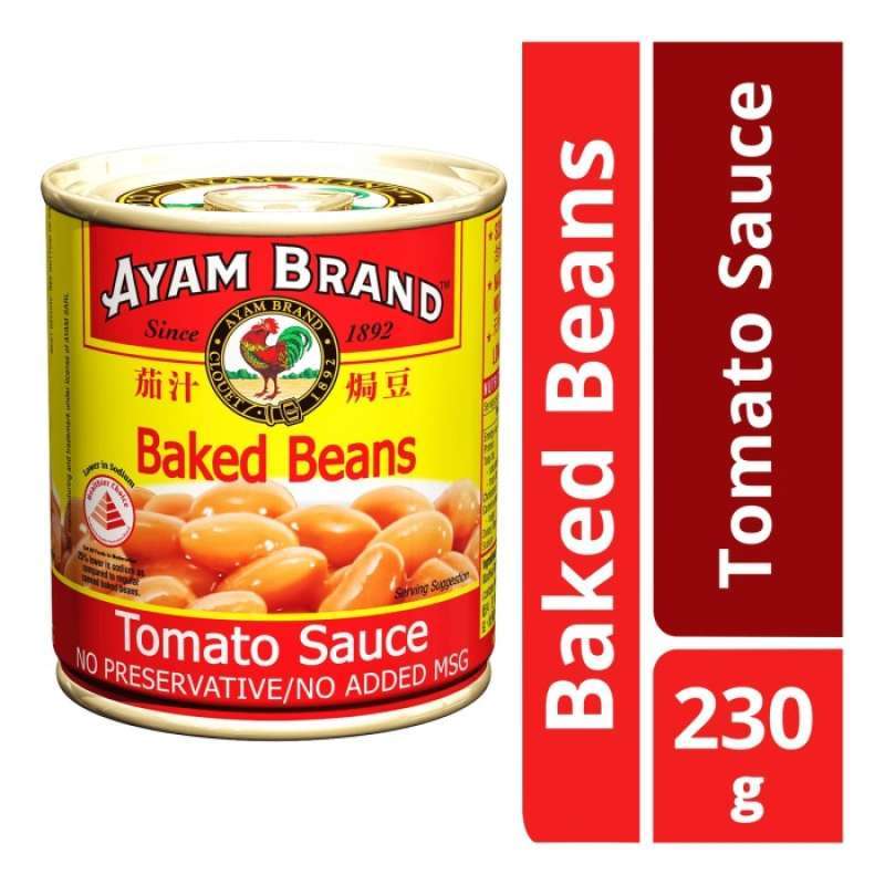 Jual AYAM BRAND KACANG BAKED BEANS 425 GR dalam saus tomat di Seller