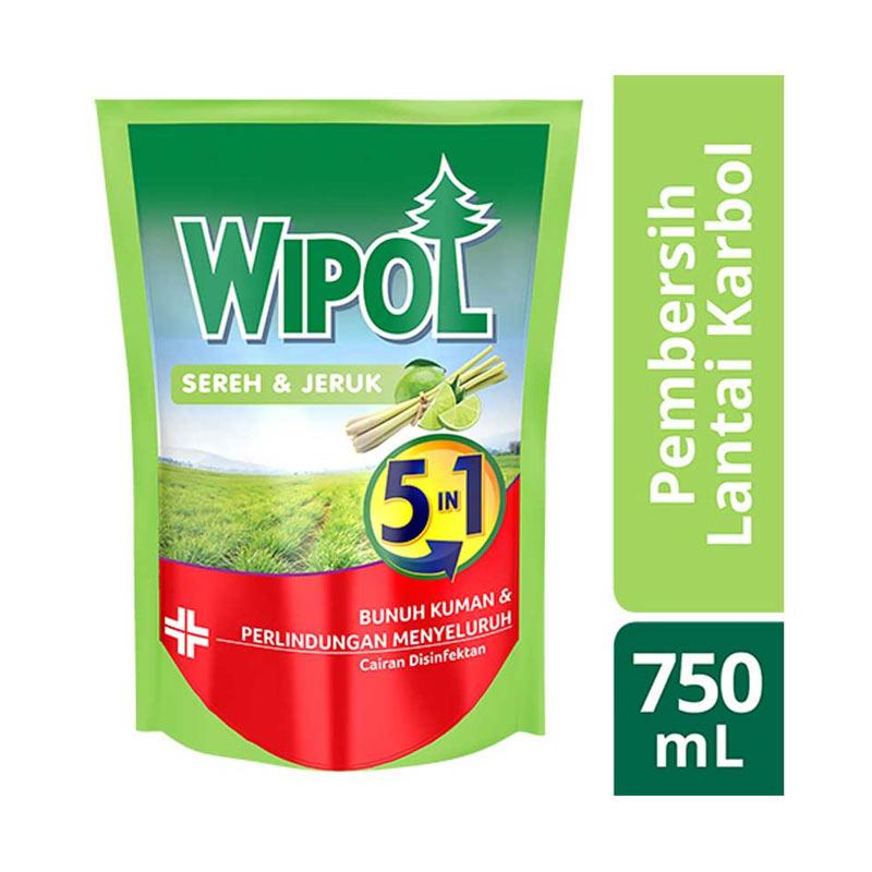 Jual WIPOL Sereh Jeruk Pembersih  Lantai  Karbol 750 ml 