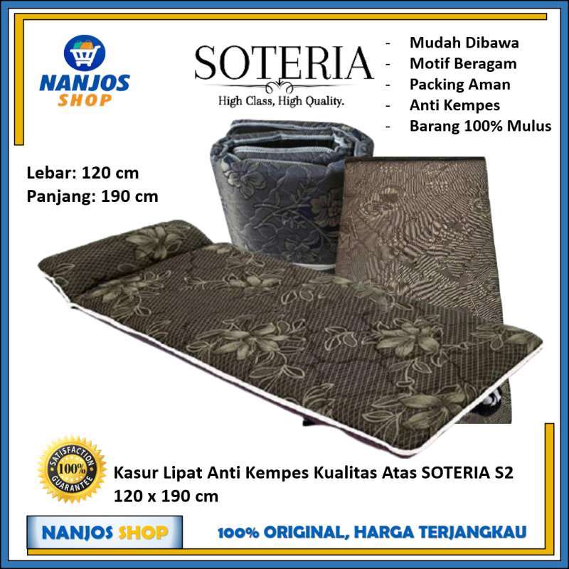 Jual Kasur Lipat Anti Kempes Tebal / Kasur Busa / Kasur 120 cm SOTERIA