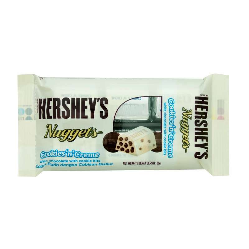 Jual Hershey's Nuggets Cookies & Cream 56g di Seller BisQuitto Shop