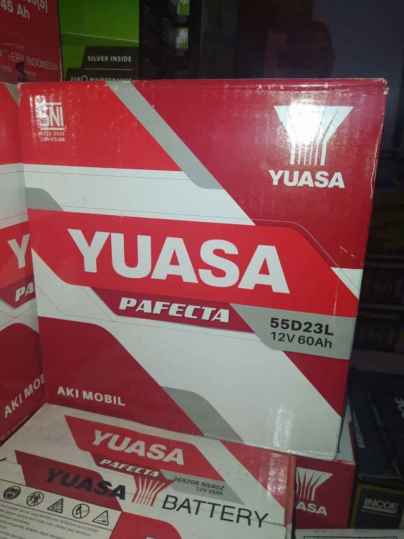 Jual Aki Mobil Nissan X-trail Yuasa Basah 55d23l 12v 60ah Di Seller