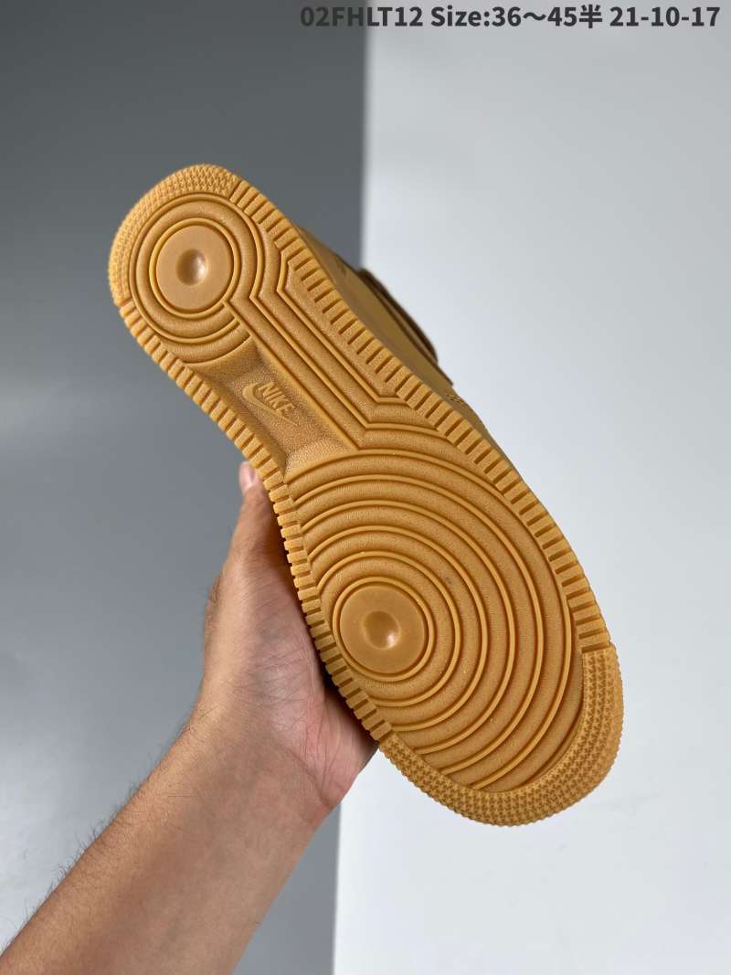 wheat low top air force ones