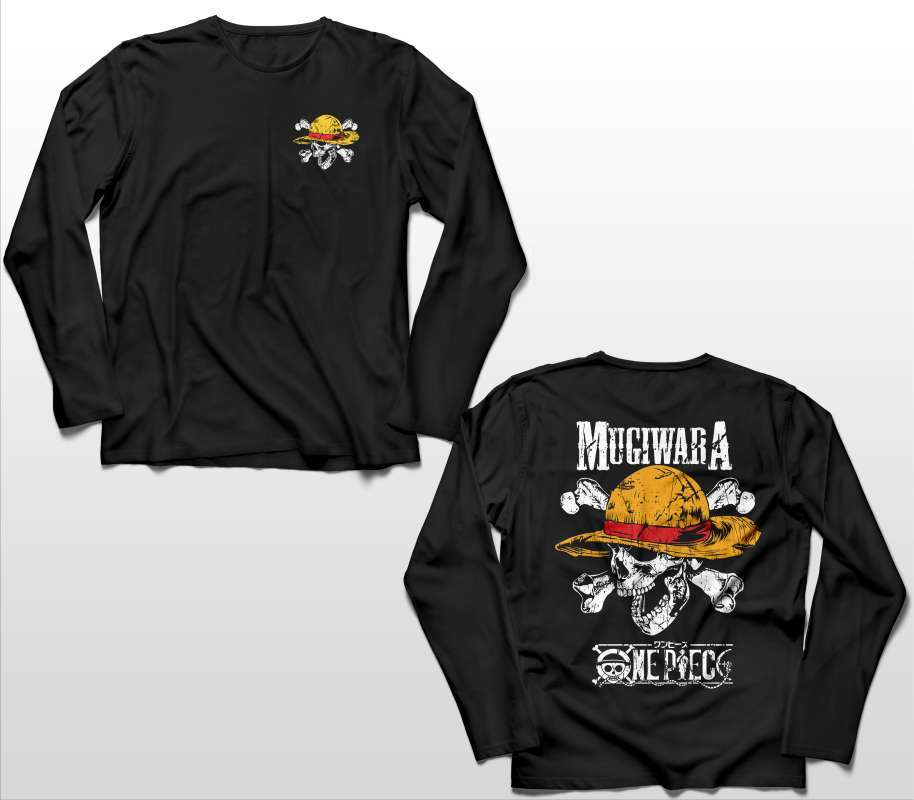 Promo KAOS LENGAN PANJANG ANIME ONE PIECE MUGIWARA BIG SIZE JUMBO
