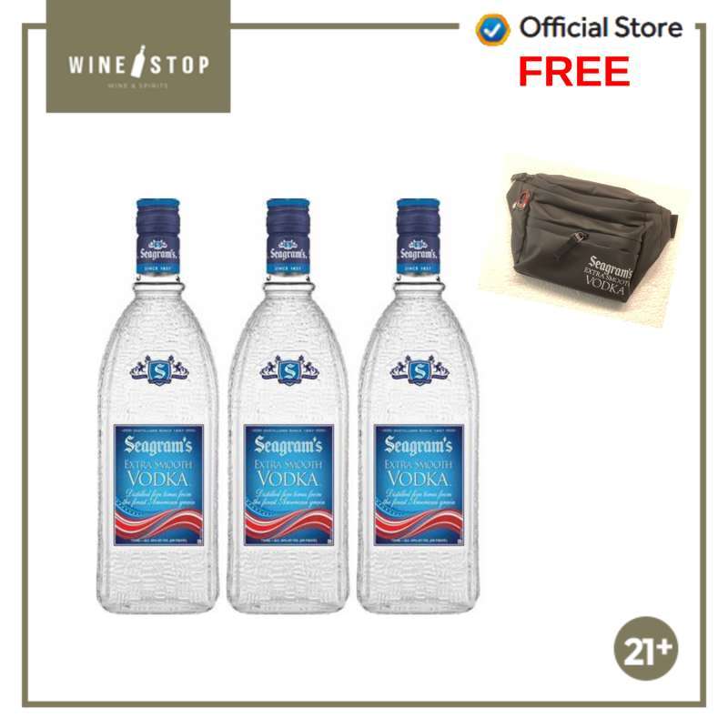 Jual Seagrams Vodka 750ml Free Waist Bag Di Seller Winestop Official
