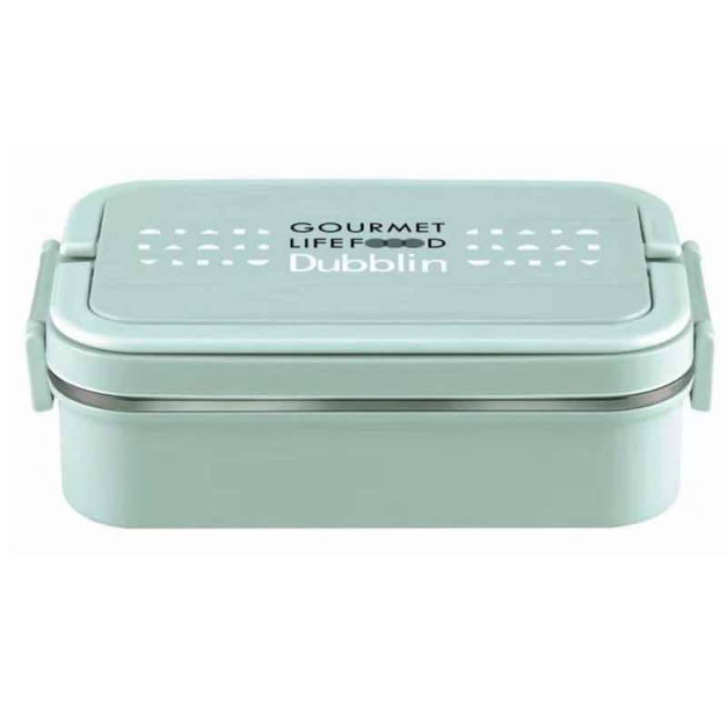 Jual SPECIAL TEMPAT MAKAN/LUNCH BOX DUBLIN ANTI KARAT Hijau di Seller