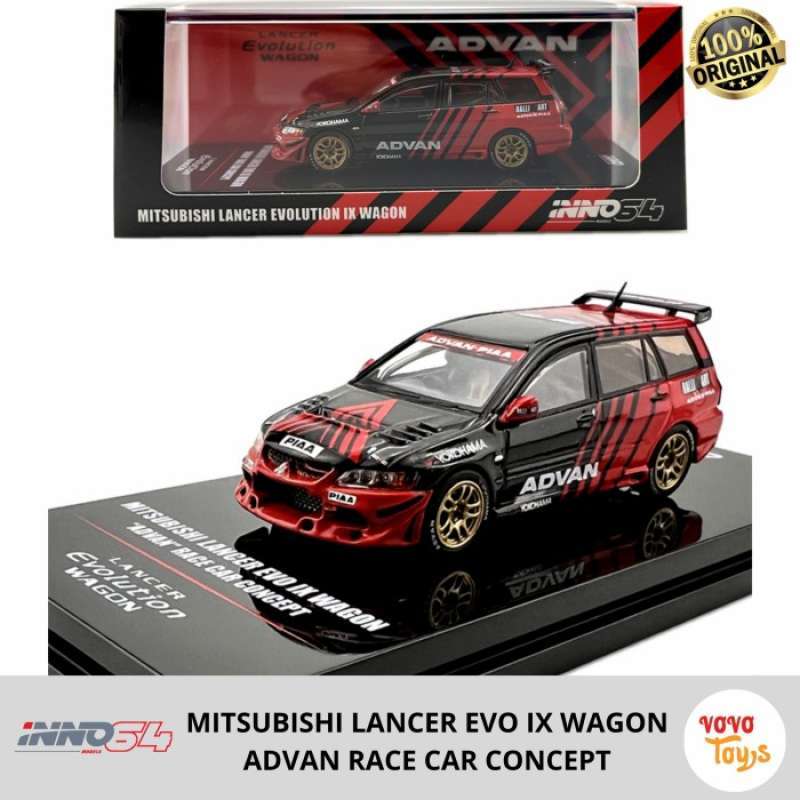 Promo Inno 1/64 Mitsubishi Lancer Evolution IX Wagon Advan Livery ...
