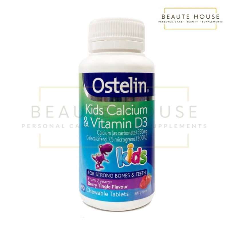 Jual Ostelin Vitamin D & Calcium 90 Chewable Tablets for Kids di Seller