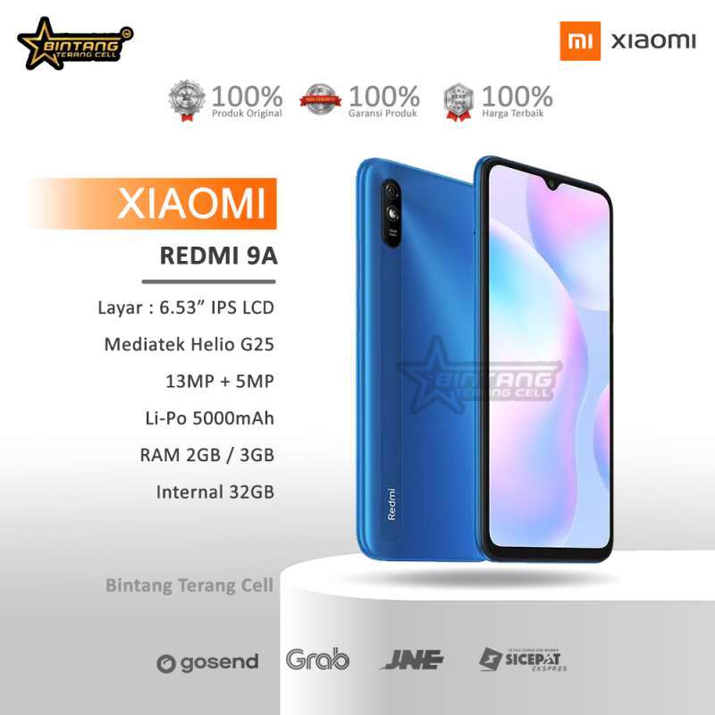 Promo Xiaomi Redmi 9a Ram 3 32 Gb Garansi Resmi Diskon 13% Di Seller ...