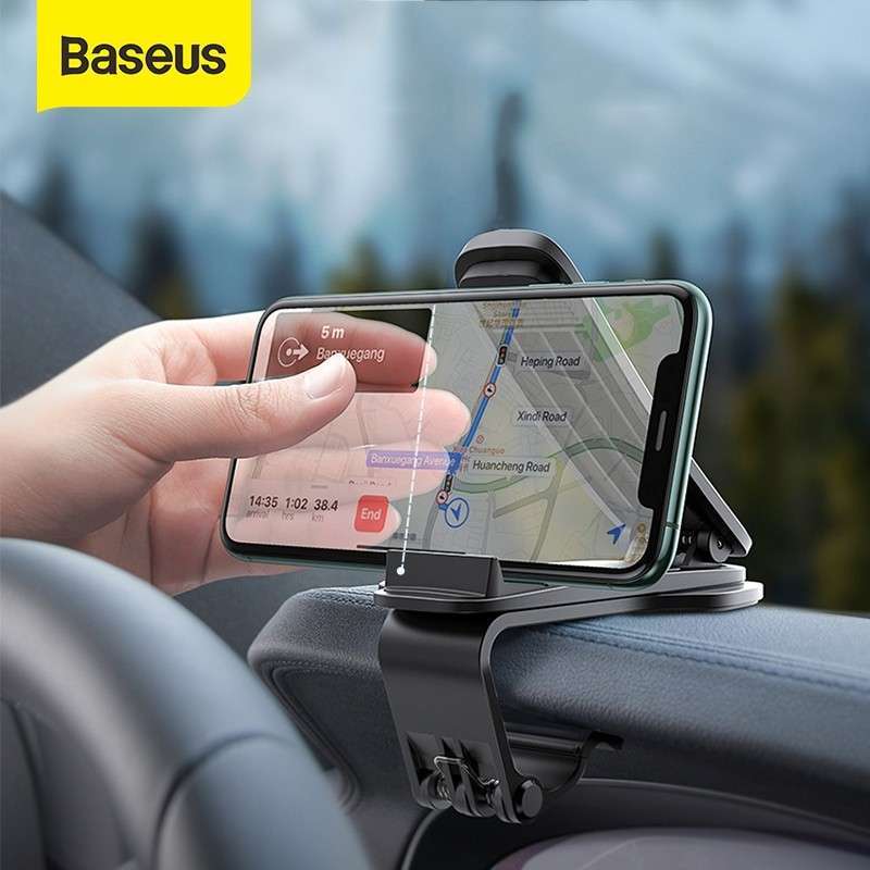Promo BASEUS CAR HOLDER DASHBOARD BIG MOUTH MOBILE PHONE CAR MOUNT